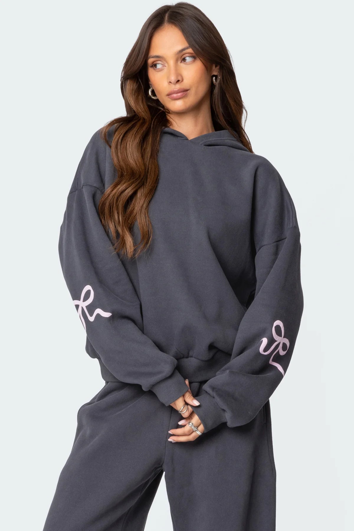 Bow Detail Hoodie